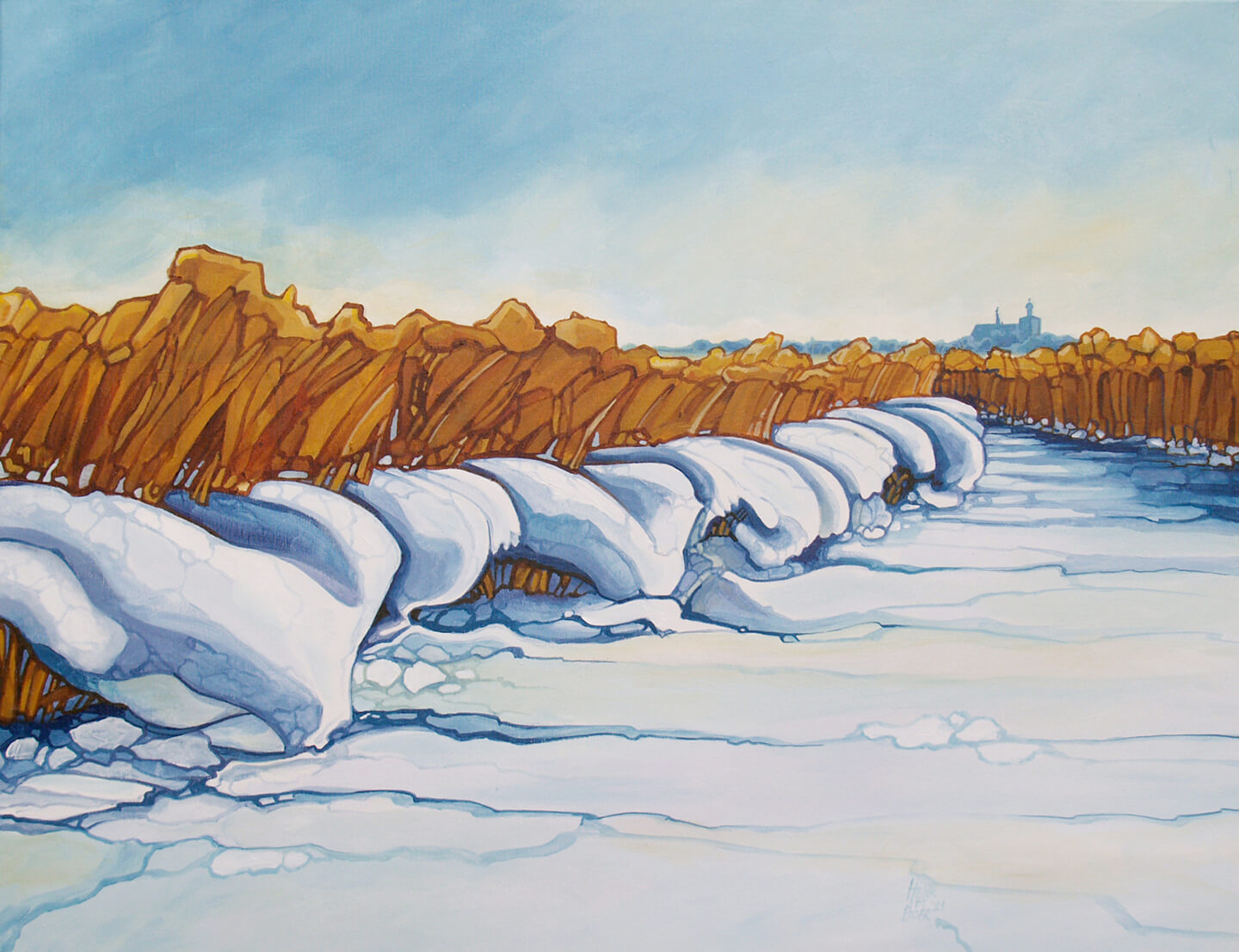  acryl - Warum snie It Spui 